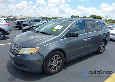 2012 Honda Odyssey Ex-L from USA, damaged, VIN 5FNRL5H69CB060174